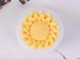 Molde silicona girasol grande 